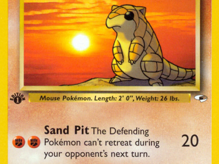 Brock s Sandshrew (72 132) [Gym Heroes 1st Edition] Online