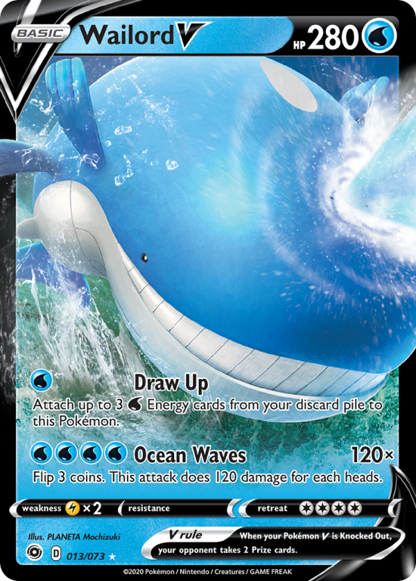 Wailord V (013 073) [Sword & Shield: Champion s Path] For Discount