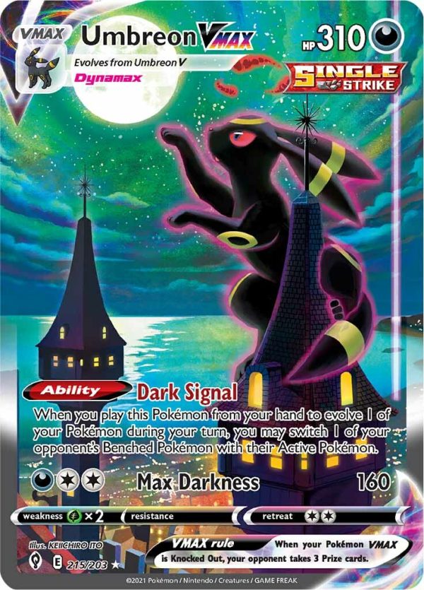 Umbreon VMAX (215 203) [Sword & Shield: Evolving Skies] Hot on Sale