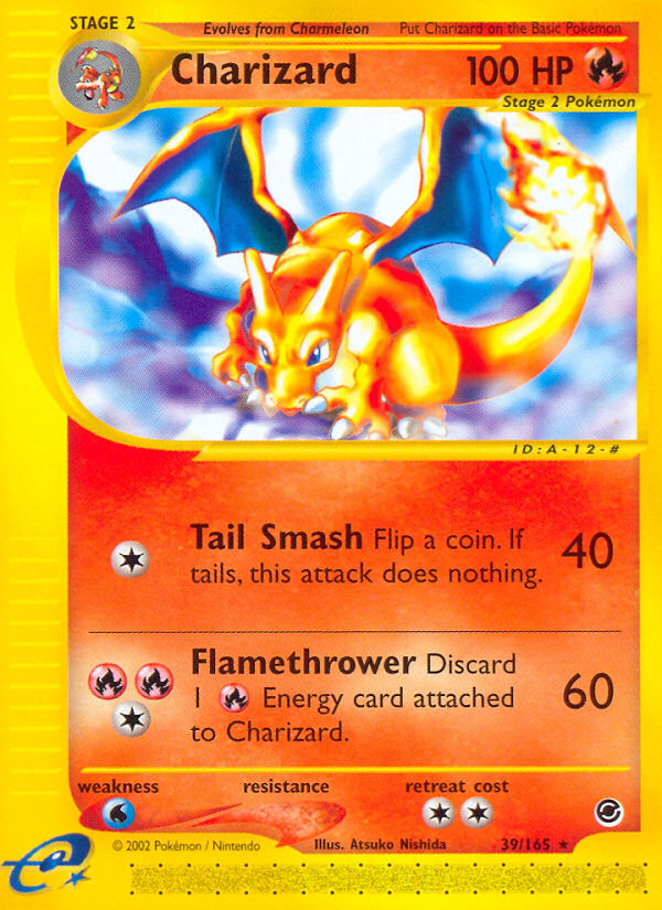 Charizard (39 165) [Expedition: Base Set] on Sale