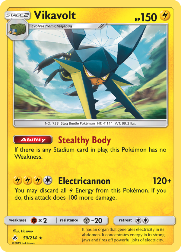 Vikavolt (59 214) [Sun & Moon: Unbroken Bonds] Cheap