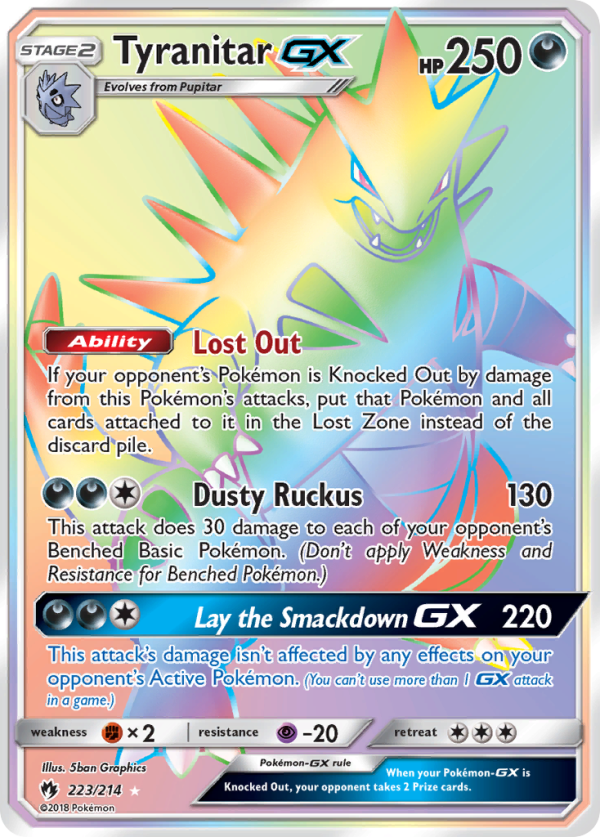 Tyranitar GX (223 214) [Sun & Moon: Lost Thunder] Online Hot Sale