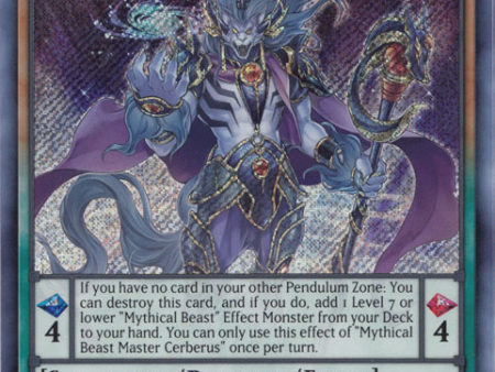 Mythical Beast Master Cerberus [EXFO-EN027] Secret Rare Fashion