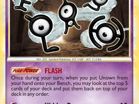 Unown (55 123) [HeartGold & SoulSilver: Base Set] For Discount