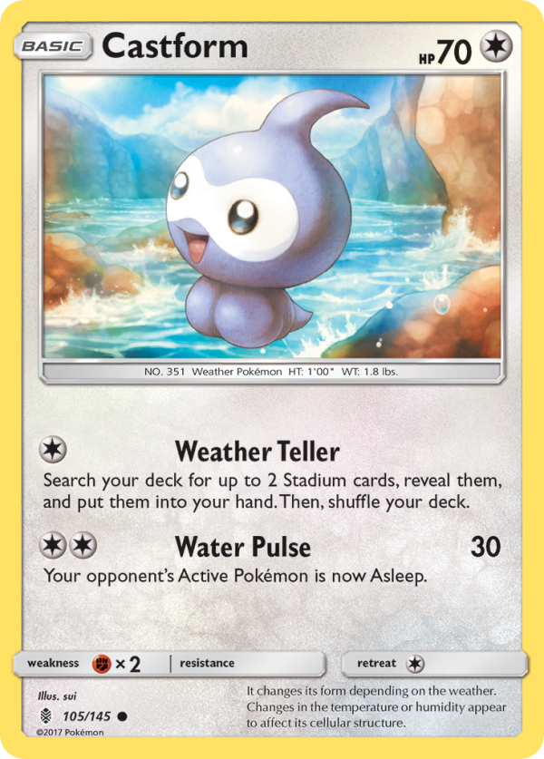 Castform (105 145) [Sun & Moon: Guardians Rising] Discount