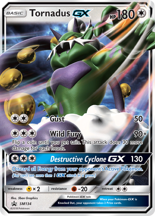 Tornadus GX (SM134) [Sun & Moon: Black Star Promos] Online Hot Sale