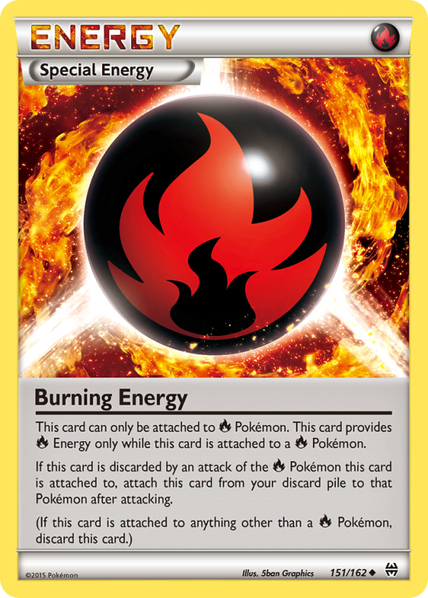 Burning Energy (151 162) [XY: BREAKthrough] Sale