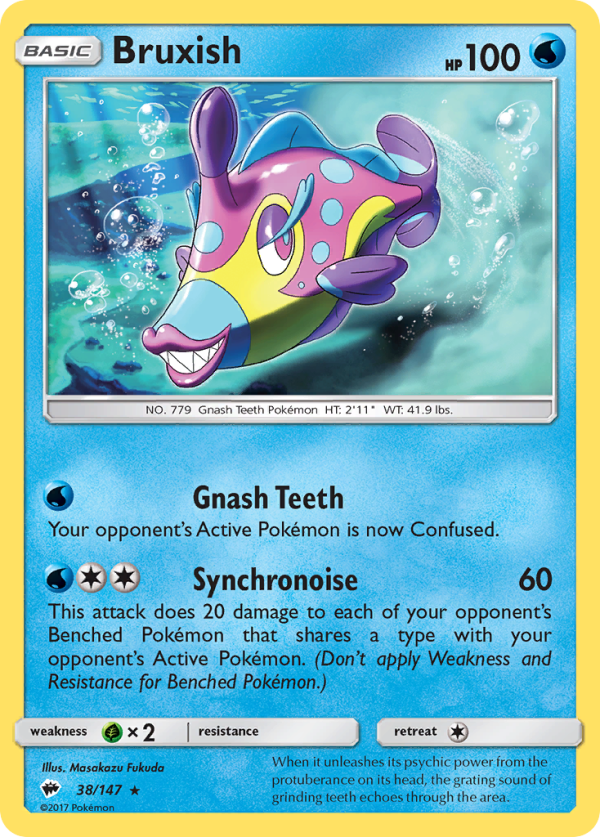 Bruxish (38 147) [Sun & Moon: Burning Shadows] Online Hot Sale