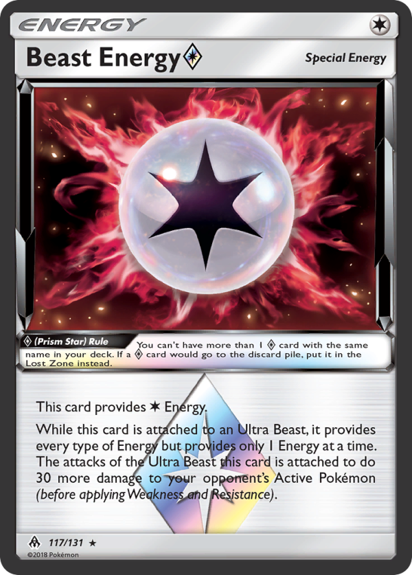 Beast Energy (117 131) (Prism Star) [Sun & Moon: Forbidden Light] Discount