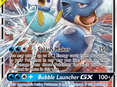 Blastoise & Piplup GX (38 236) [Sun & Moon: Cosmic Eclipse] Cheap