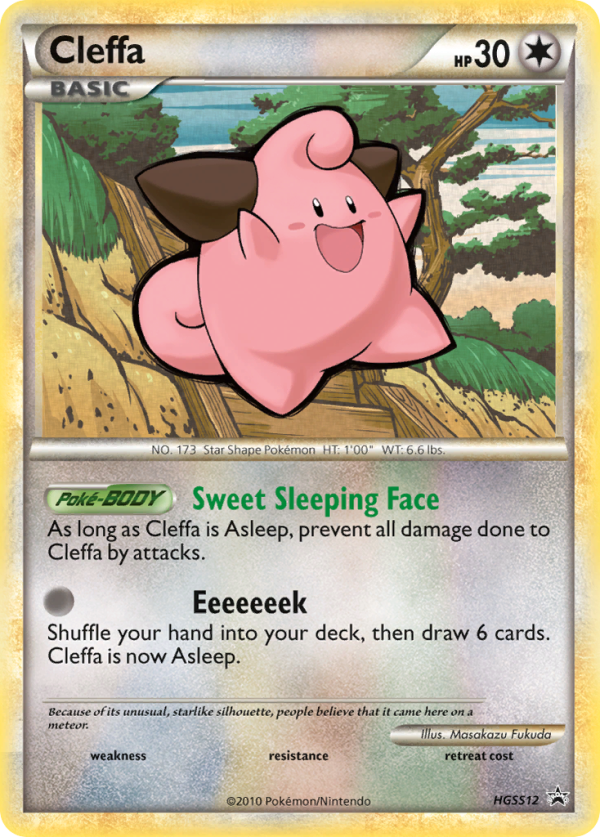 Cleffa (HGSS12) [HeartGold & SoulSilver: Black Star Promos] Online Sale