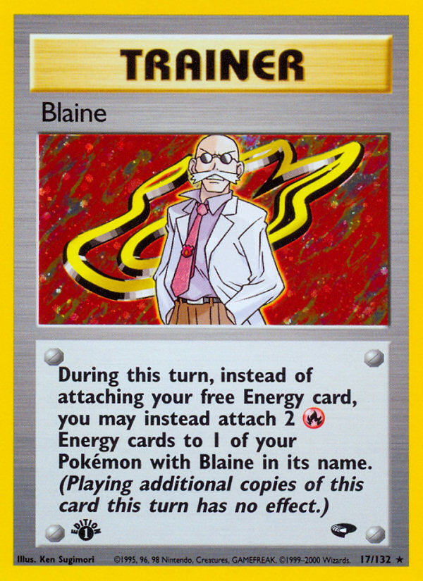 Blaine (17 132) [Gym Challenge 1st Edition] Online Sale