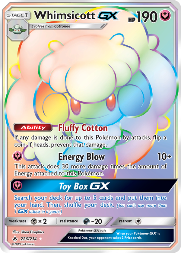 Whimsicott GX (226 214) [Sun & Moon: Unbroken Bonds] For Cheap