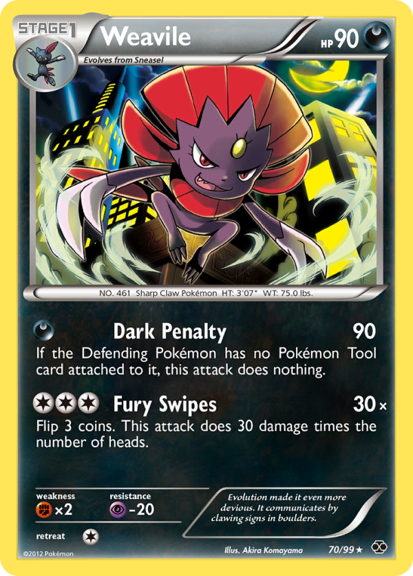 Weavile (70 99) [Black & White: Next Destinies] Supply