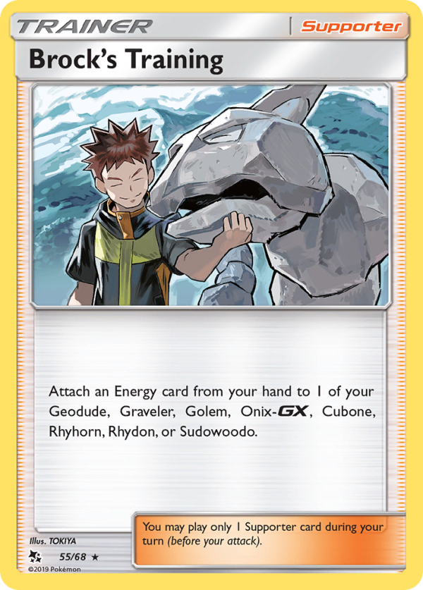 Brock s Training (55 68) [Sun & Moon: Hidden Fates] Online Sale