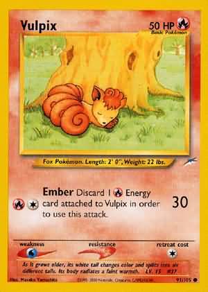 Vulpix (91 105) [Neo Destiny Unlimited] Fashion