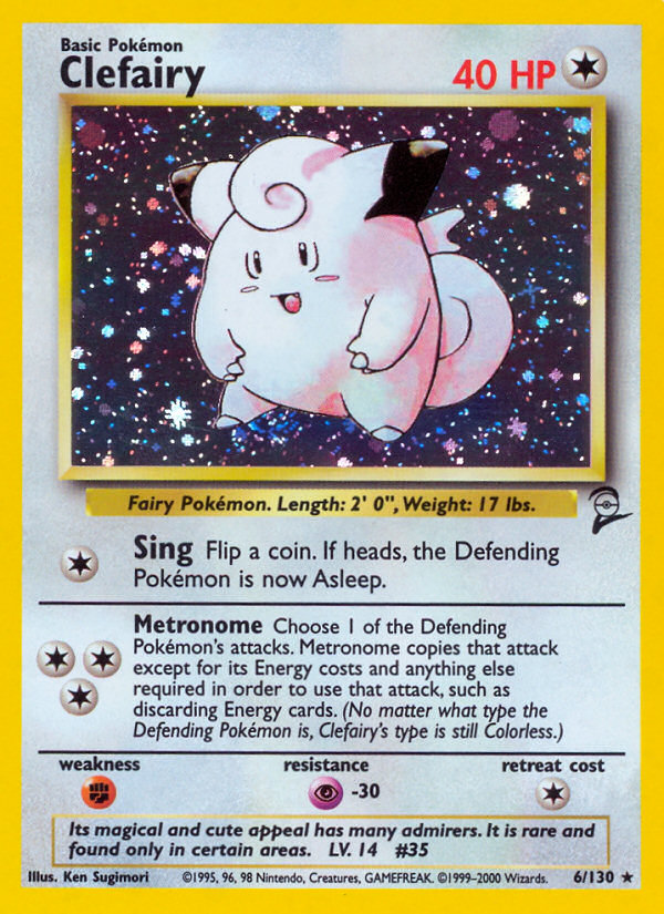 Clefairy (6 130) [Base Set 2] Sale