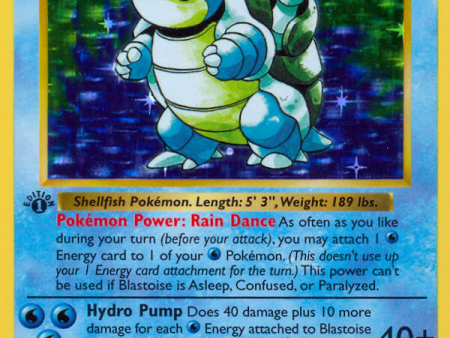 Blastoise (2 102) (Shadowless) [Base Set 1st Edition] Supply