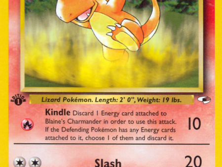 Blaine s Charmander (61 132) [Gym Heroes 1st Edition] on Sale