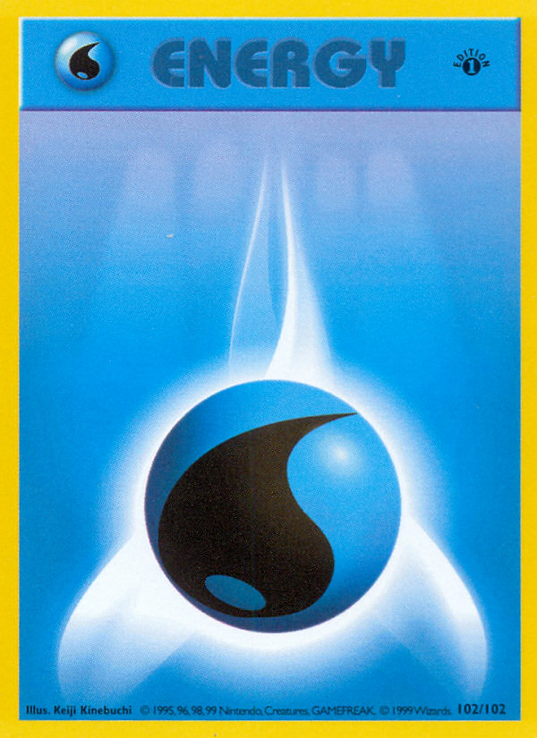 Water Energy (102 102) (Shadowless) [Base Set 1st Edition] Online Hot Sale