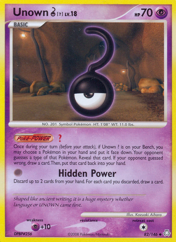 Unown ? (82 146) [Diamond & Pearl: Legends Awakened] For Sale