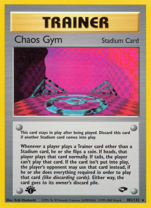 Chaos Gym (102 132) [Gym Challenge 1st Edition] Sale