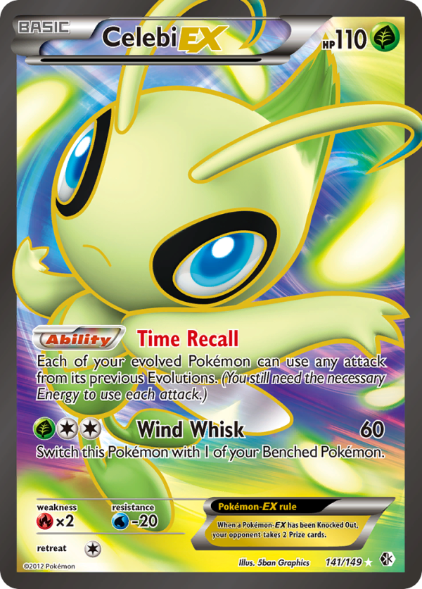 Celebi EX (141 149) [Black & White: Boundaries Crossed] Online Hot Sale