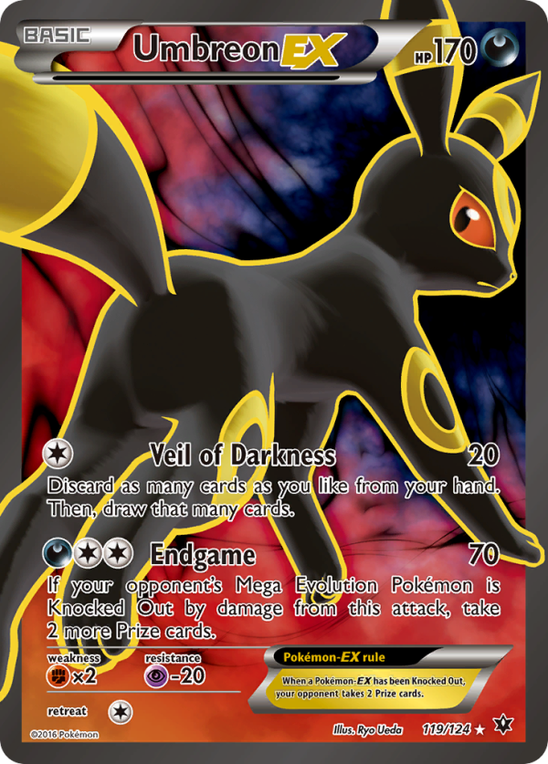 Umbreon EX (119 124) [XY: Fates Collide] Sale