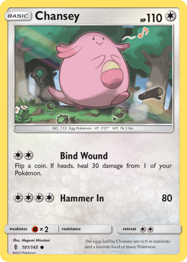 Chansey (101 145) [Sun & Moon: Guardians Rising] Fashion