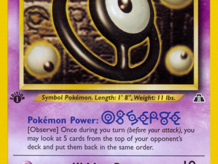 Unown [O] (69 75) [Neo Discovery 1st Edition] Cheap