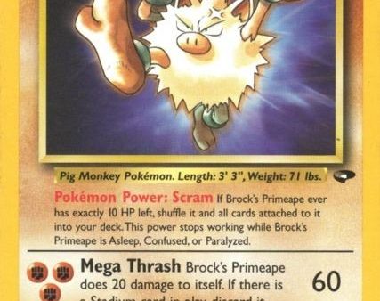 Brock s Primeape (35 132) [Gym Challenge Unlimited] Hot on Sale