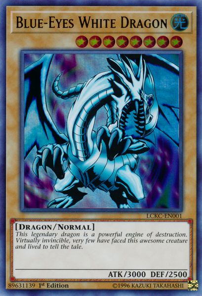 Blue-Eyes White Dragon (Version 1) [LCKC-EN001] Ultra Rare Fashion