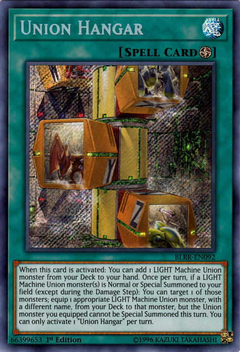 Union Hangar [BLRR-EN092] Secret Rare For Discount