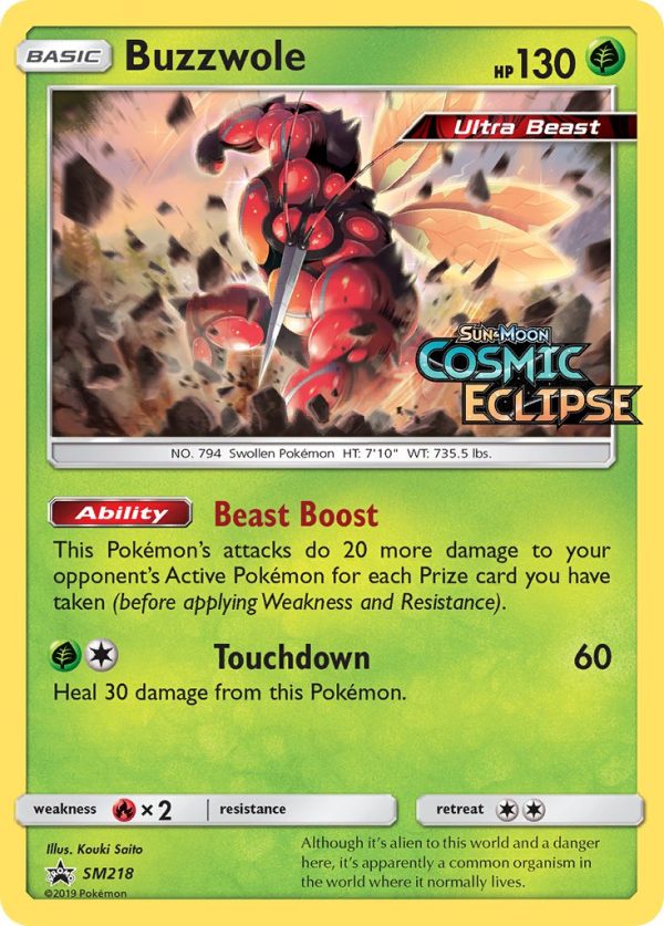 Buzzwole (SM218) [Sun & Moon: Black Star Promos] Online Hot Sale